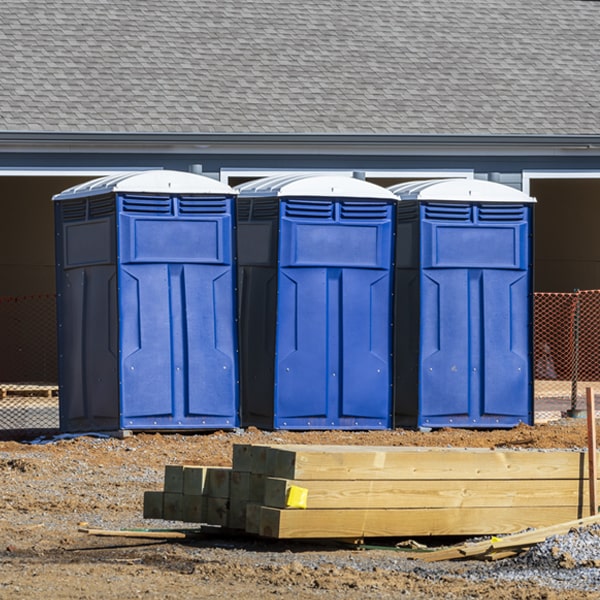 what is the expected delivery and pickup timeframe for the porta potties in Miramar Beach